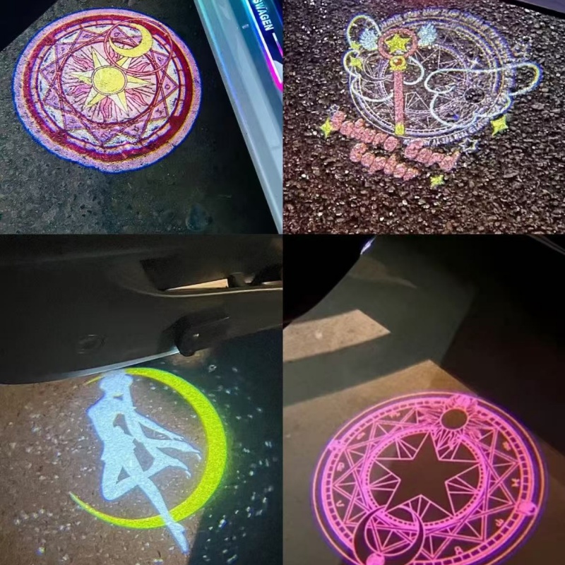 Embroidery Effect - Sailor Moon Anime Auto Welkom Licht