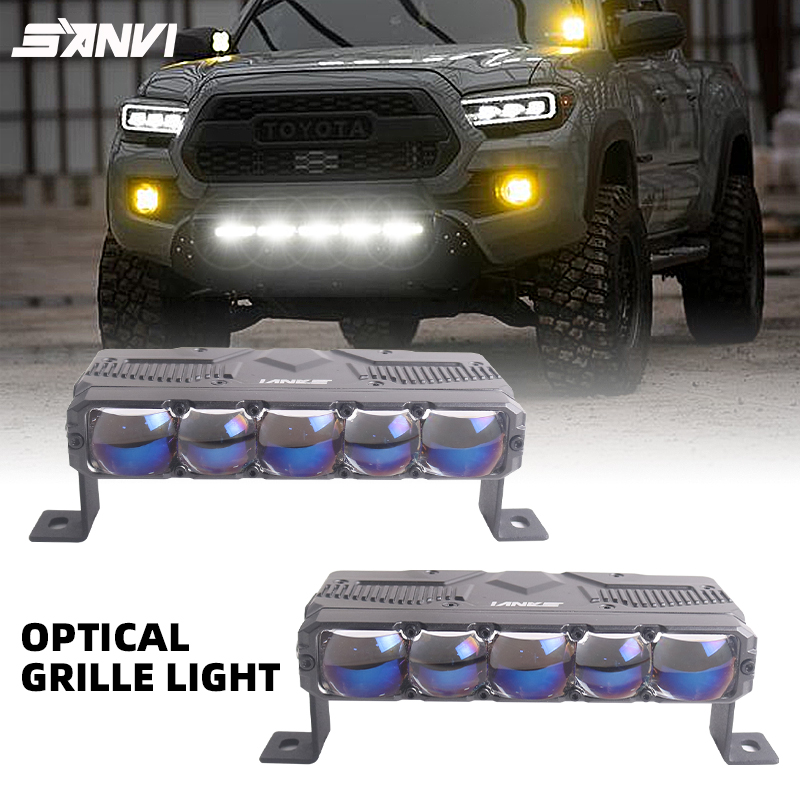Embroidery Effect - SANVI S500 5,5'' Bi-LED projector grillelamp