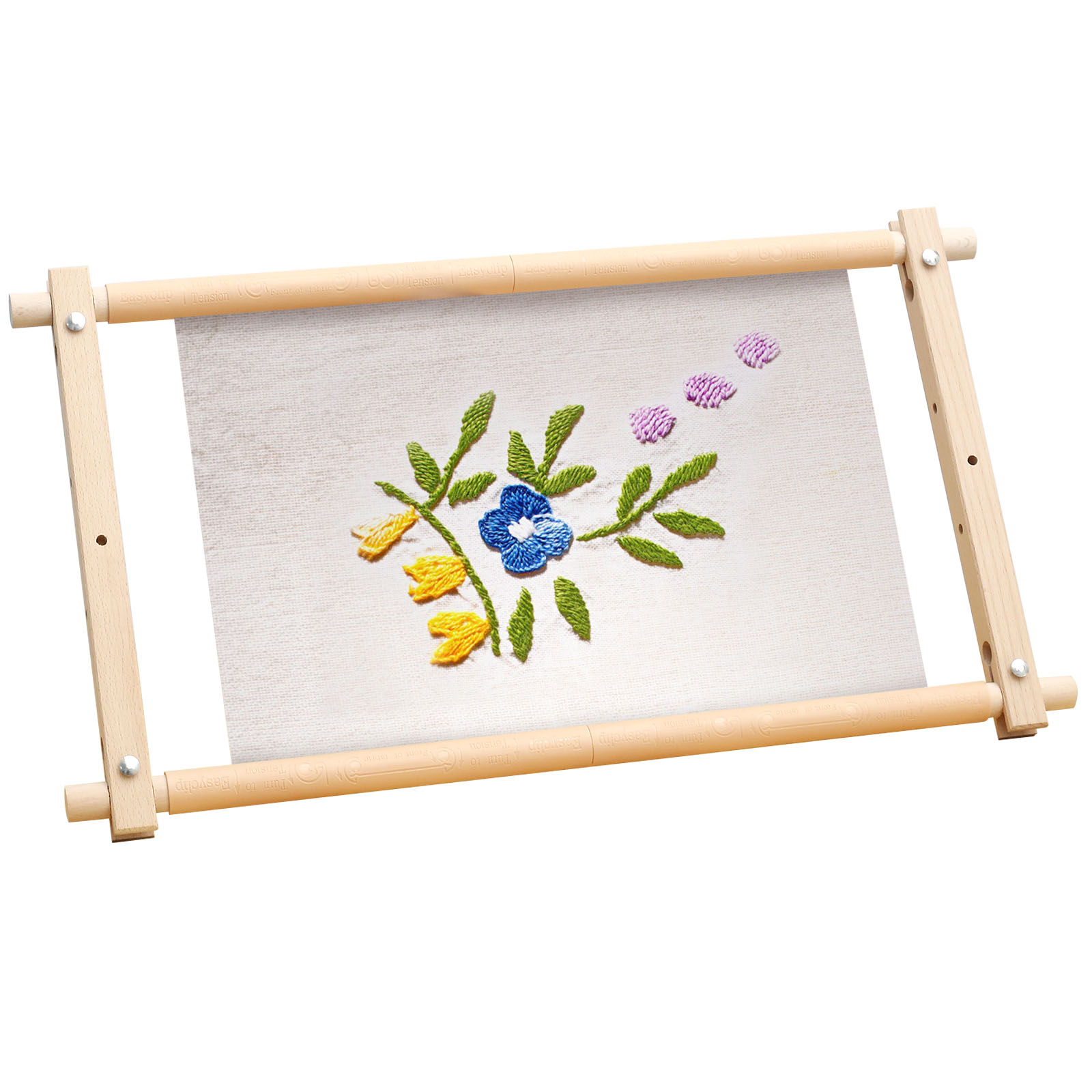Embroidery Removal Tool - Borduurraam, naaldpuntborduurwerk, wandtapijtrolraam, beukenhouten kruissteekraam, afneembaar