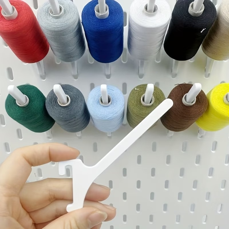 Embroidery Removal Tool - 10 stuks draadspoel pegboard haken compatibel