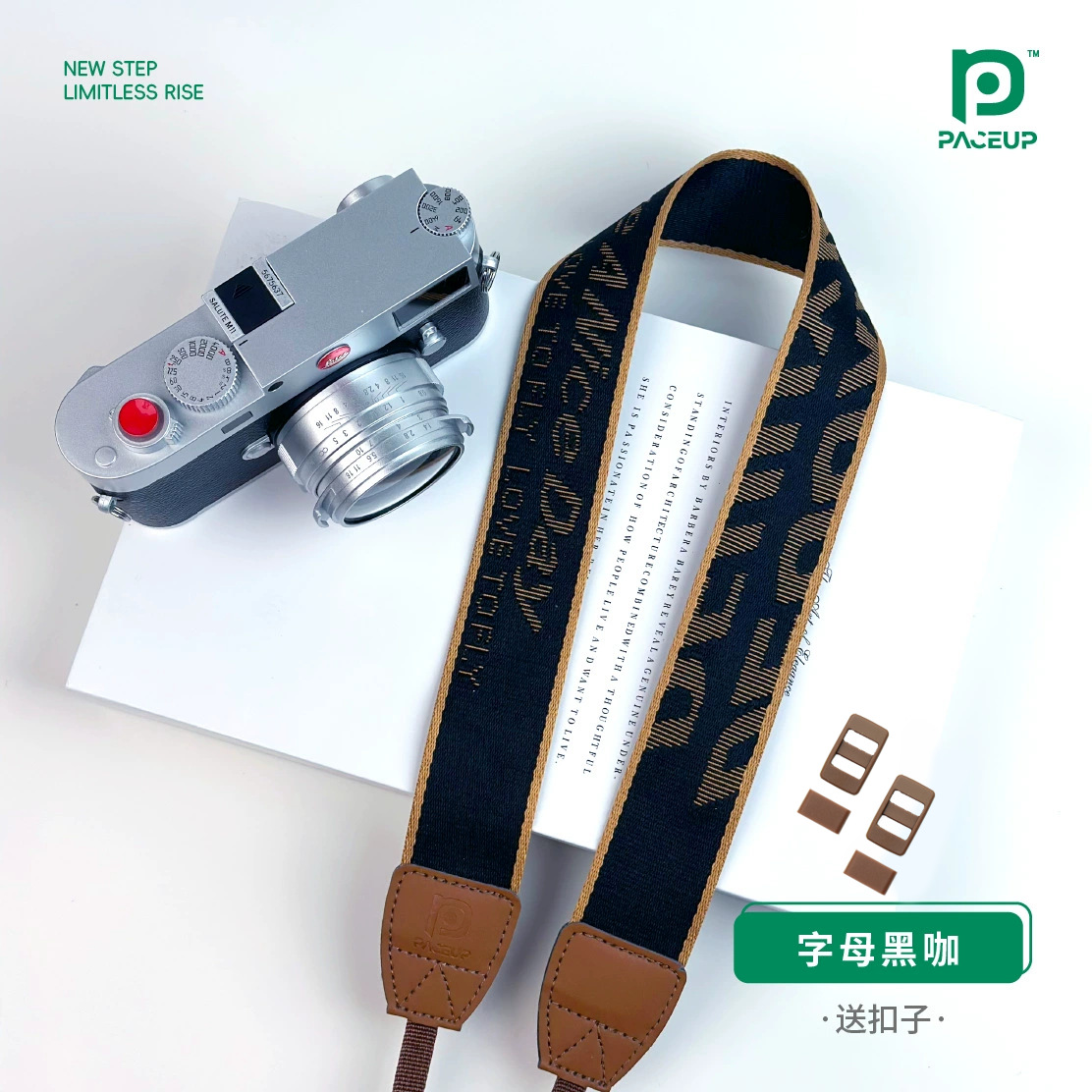Embroidery Alpha - Camerariem Borduren Klassieke schouderbandjes voor Canon