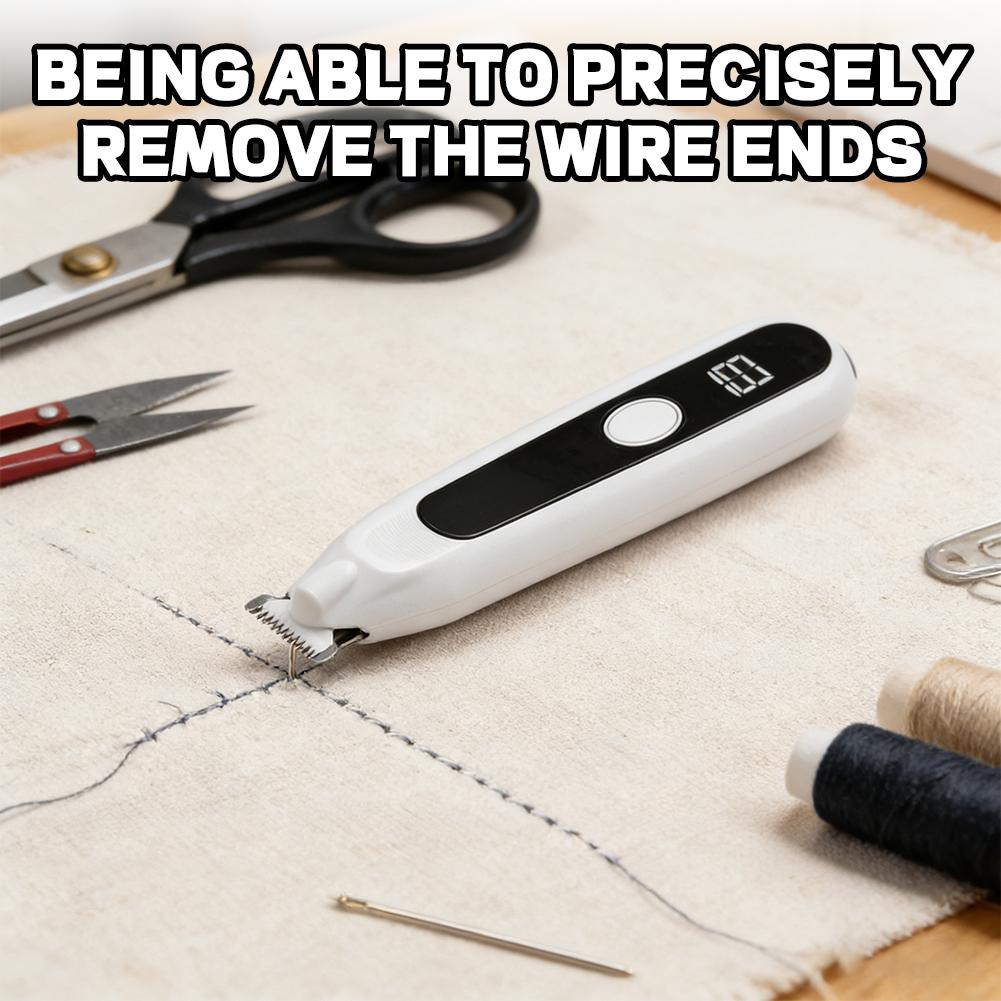 Embroidery Removal Tool - Professionele elektrische naadontkrukker, borduurselverwijderaar & draadverwijderaar
