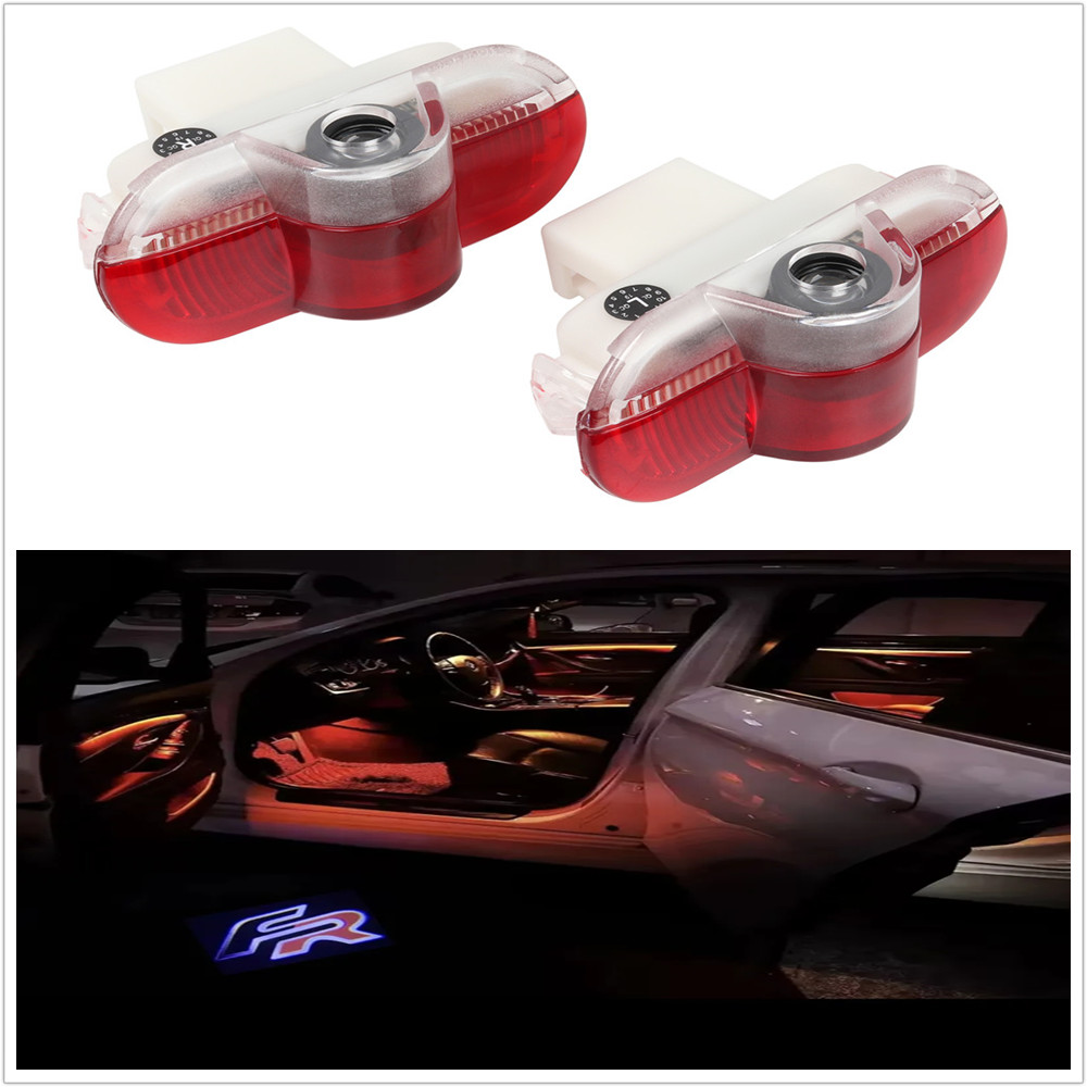 Embroidery Effect - 2x LED Welkomstlicht Projector Ghost Shadow