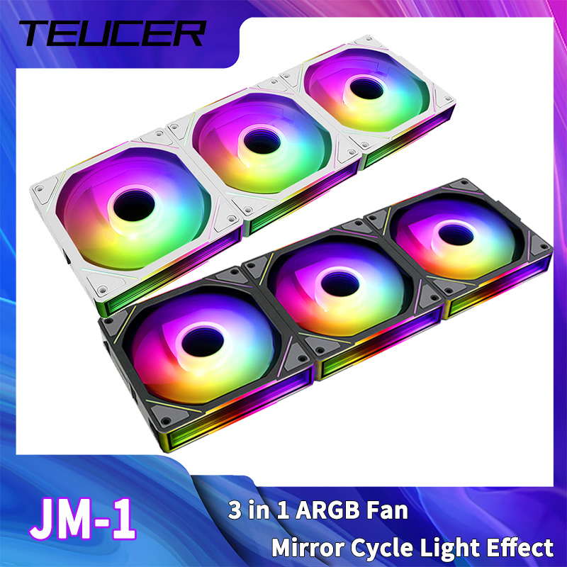 Embroidery Effect - TEUCER JM-1 Computerkast Fan ARGB Spiegel