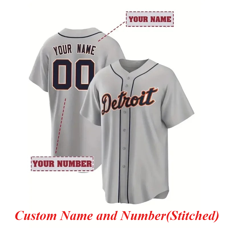 Embroidery Jersey - Aangepaste naam en nummer Heren geborduurd