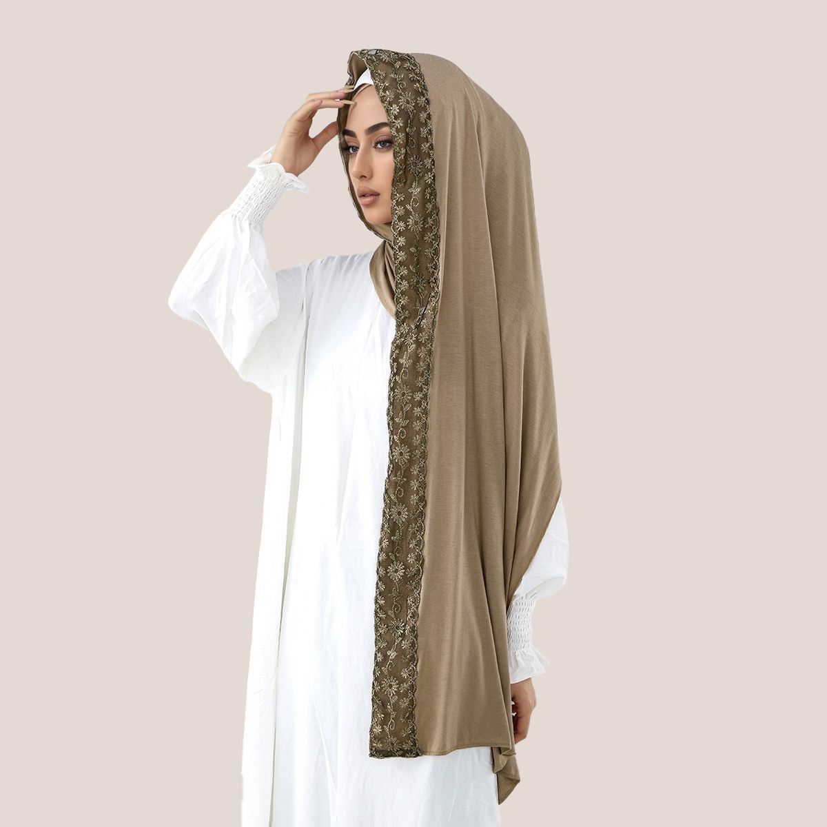 Kant Borduren Katoen Jersey Mo - Embroidery Jersey recensie en prijs