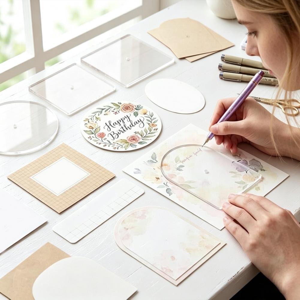 5-delige set acryl borduurpatr - Embroidery Canvas recensie en prijs