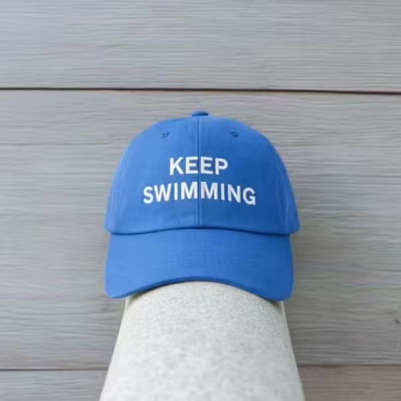 2026 Trendy Keep Swimming Nieu - Embroidery Letter recensie en prijs