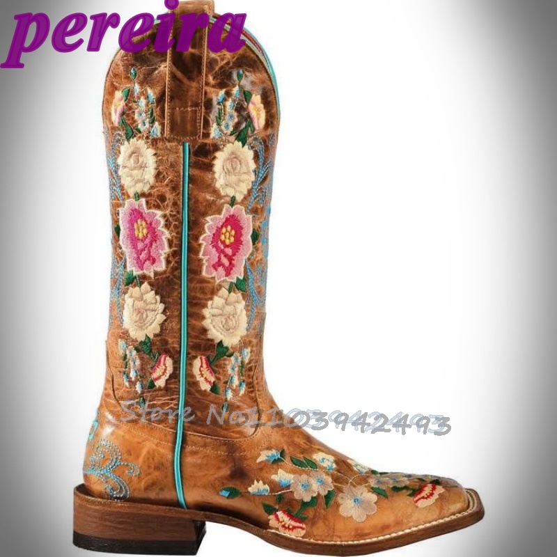 Geborduurde bloemlaarzen Rose  - Embroidery Garden recensie en prijs