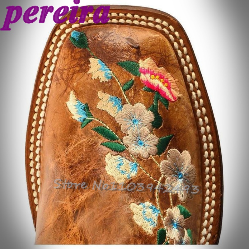 Geborduurde bloemlaarzen Rose  - Embroidery Garden recensie en prijs