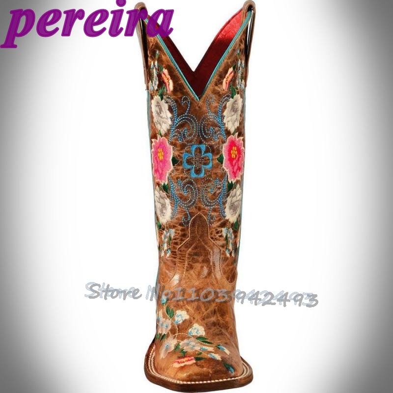 Geborduurde bloemlaarzen Rose  - Embroidery Garden recensie en prijs