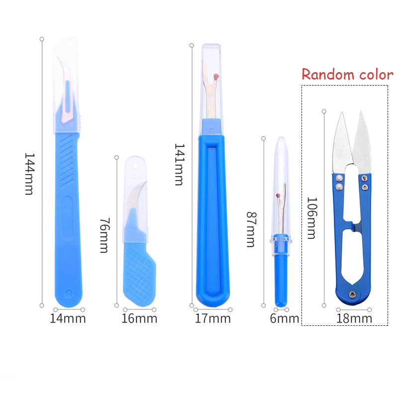 5-delige blauwe naaigereedscha - Embroidery Removal Tool recensie en prijs
