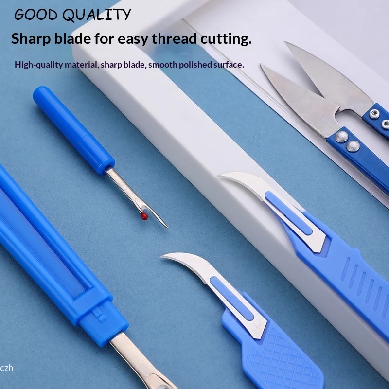 5-delige blauwe naaigereedscha - Embroidery Removal Tool recensie en prijs