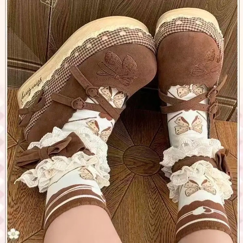 Lolita High Heels Verhogende S - Embroidery Canvas recensie en prijs