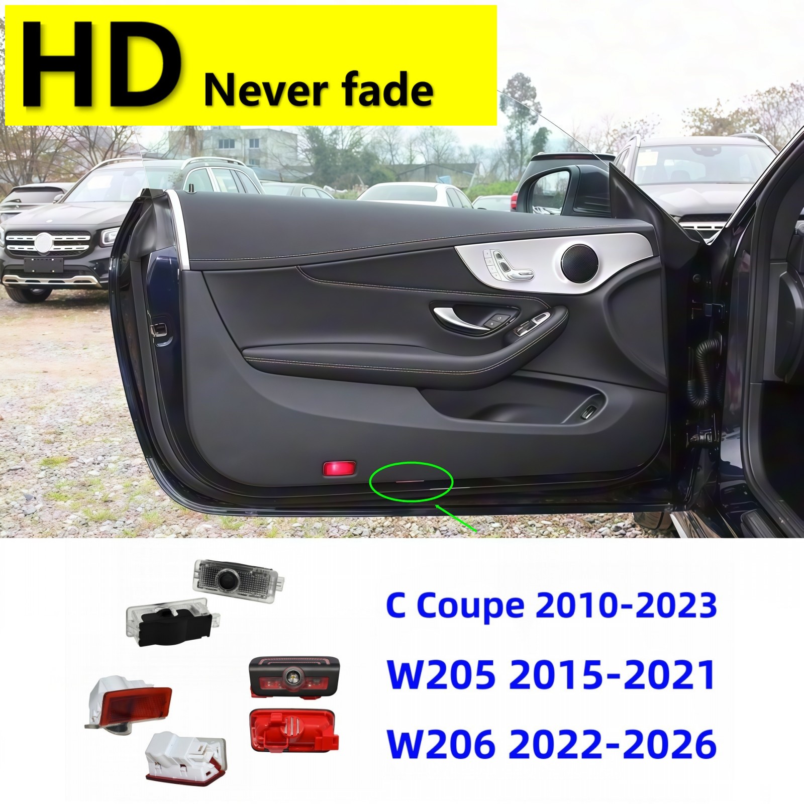 HD Accessoires LED Autodeur Pr - Embroidery Effect recensie en prijs