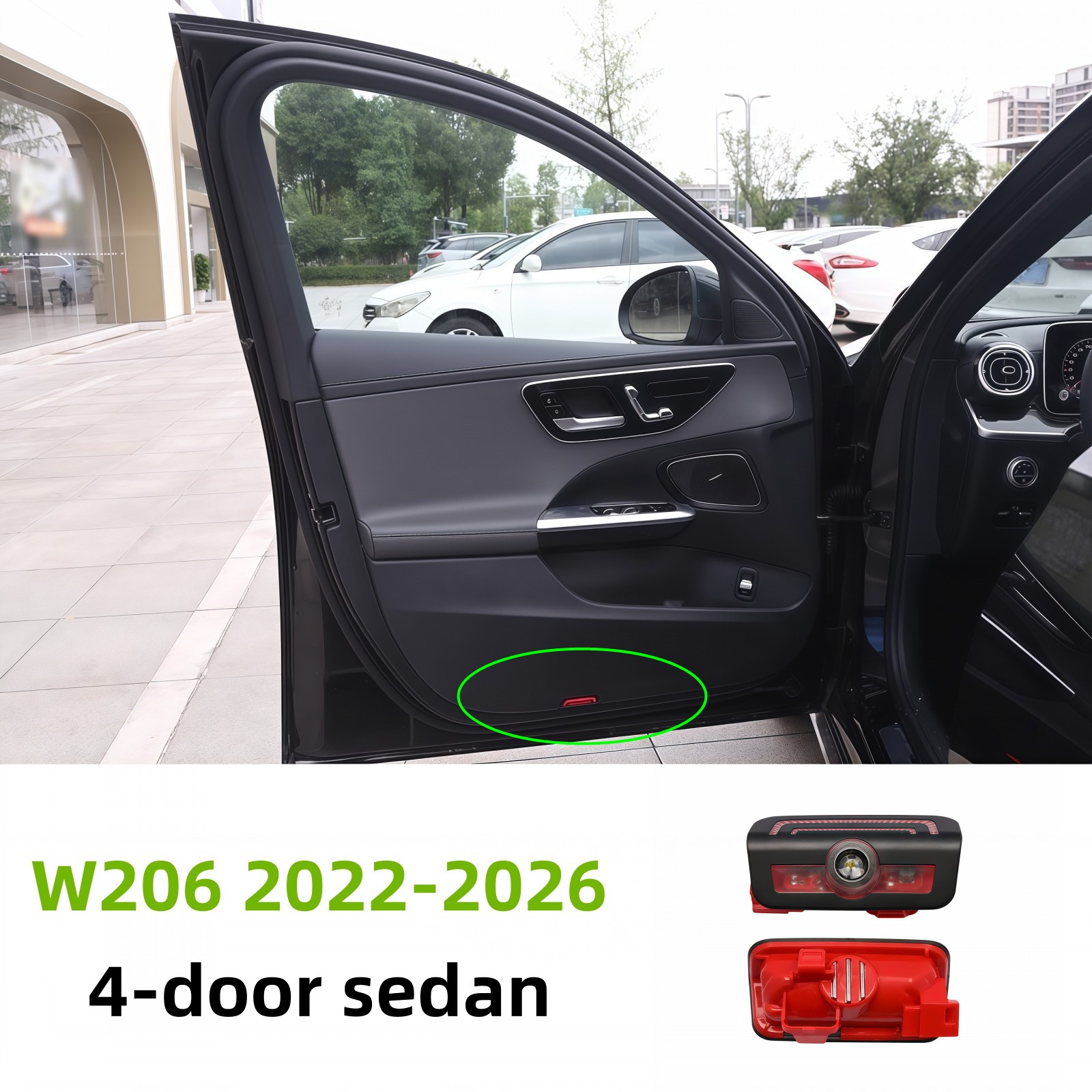 HD Accessoires LED Autodeur Pr - Embroidery Effect recensie en prijs
