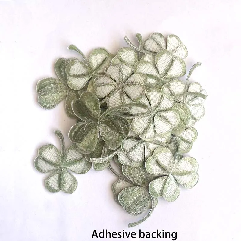 9PCS/Groene Stof Bladeren Appl - Embroidery Letter M recensie en prijs