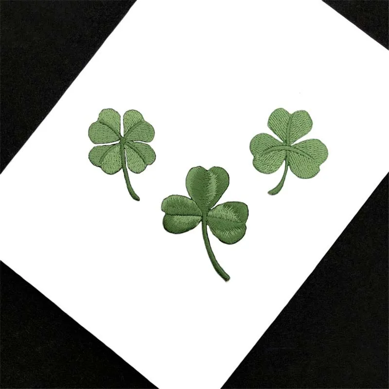 9PCS/Groene Stof Bladeren Appl - Embroidery Letter M recensie en prijs