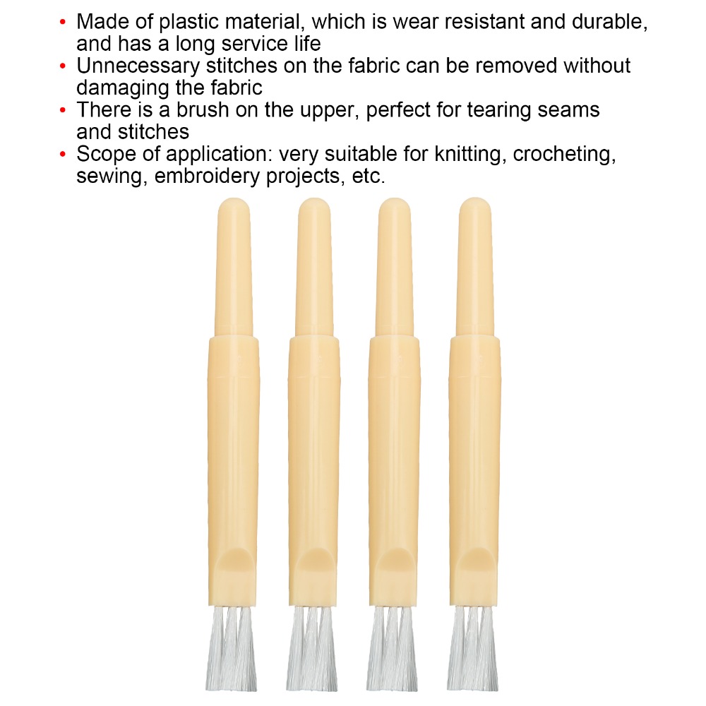 4 stuks duurzame plastic steek - Embroidery Removal Tool recensie en prijs