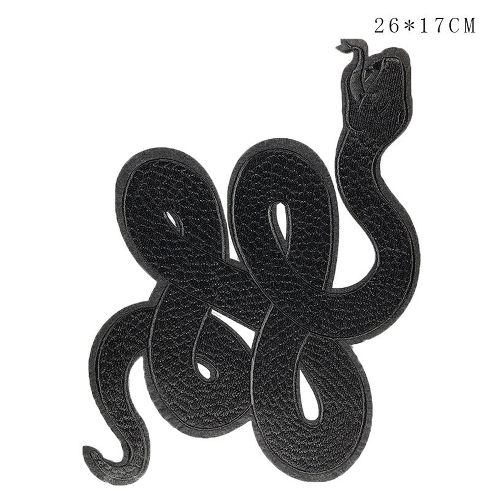 1Pc Black Snake Borduurpatch O - Embroidery Alpha recensie en prijs