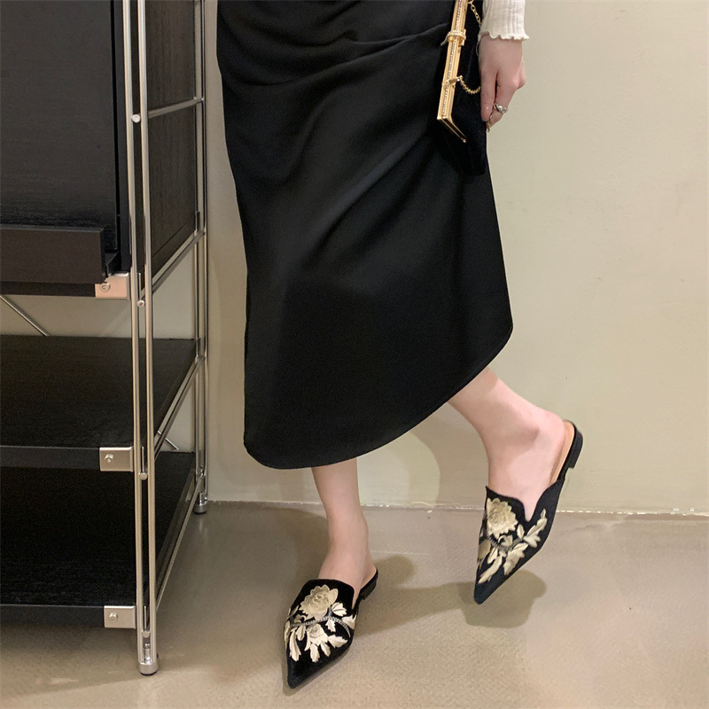 2026 Nieuwe Dames Slippers Bor - Embroidery Flower recensie en prijs