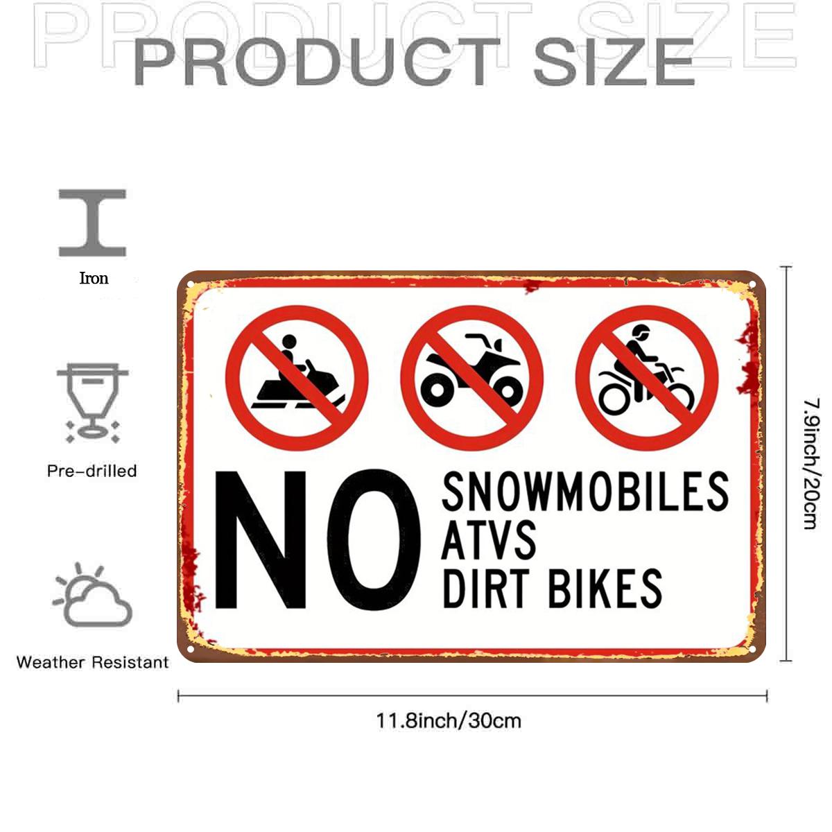 2D Metalen Bord Grappig Verbod - Embroidery Garden recensie en prijs