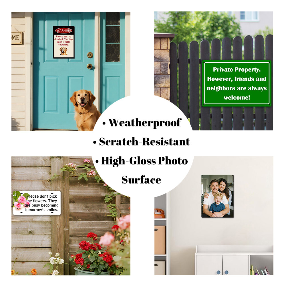 Aangepaste aluminium bord gepe - Embroidery Garden recensie en prijs