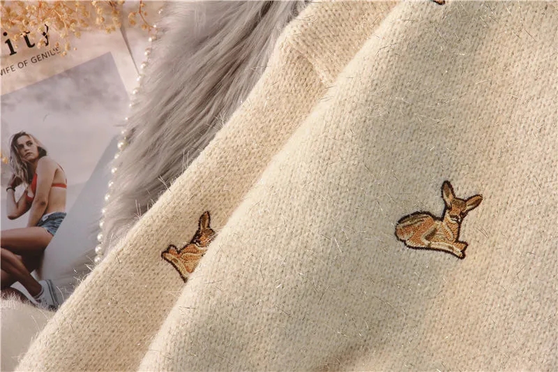 Nieuwe damestrui Kawaii Ulzzan - Embroidery Thread Yarn recensie en prijs