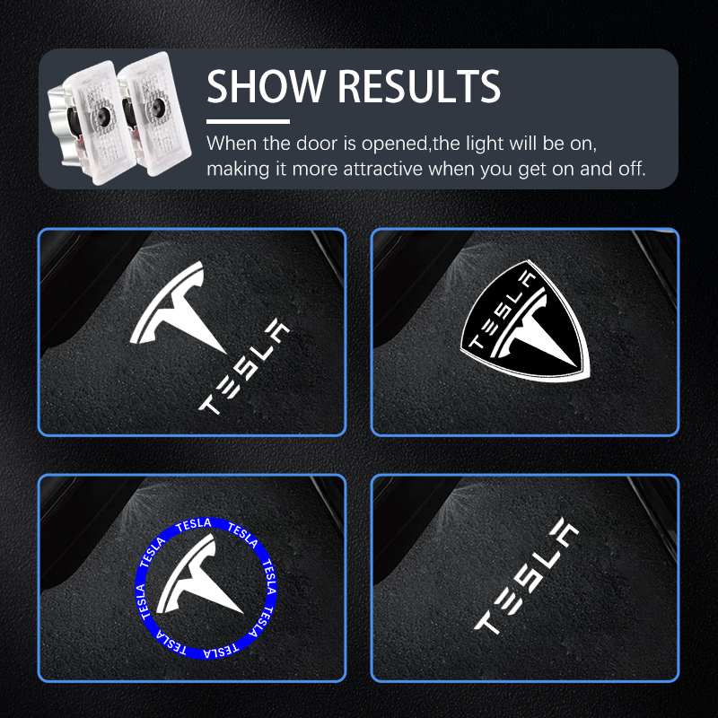 Voor Tesla 2 stuks auto HD-pro - Embroidery Effect recensie en prijs