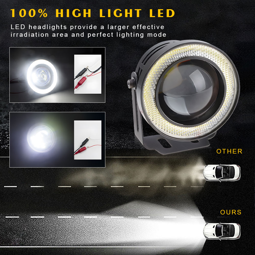12V Angel Eye Auto Led Mistlic - Embroidery Effect recensie en prijs