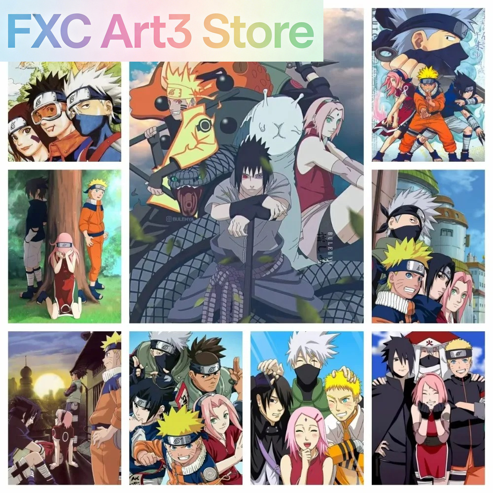 Frameloze 1pc Naruto Class Sev - Embroidery Canvas recensie en prijs