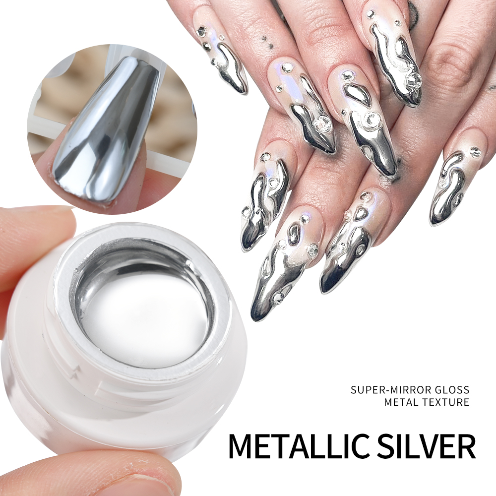 5ml Zilver Goud Metallic Gel N - Embroidery Effect recensie en prijs
