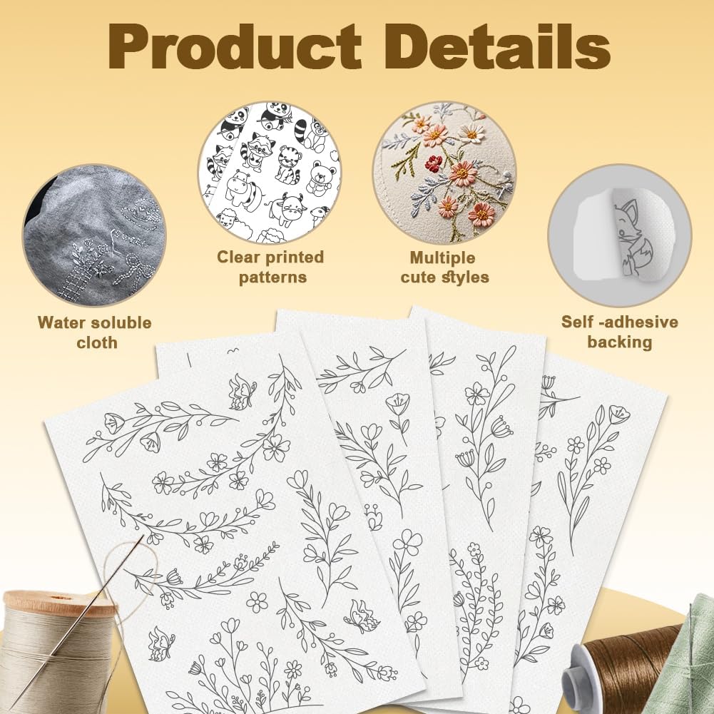 Wateroplosbaar borduurstabilis - Embroidery Meaning recensie en prijs
