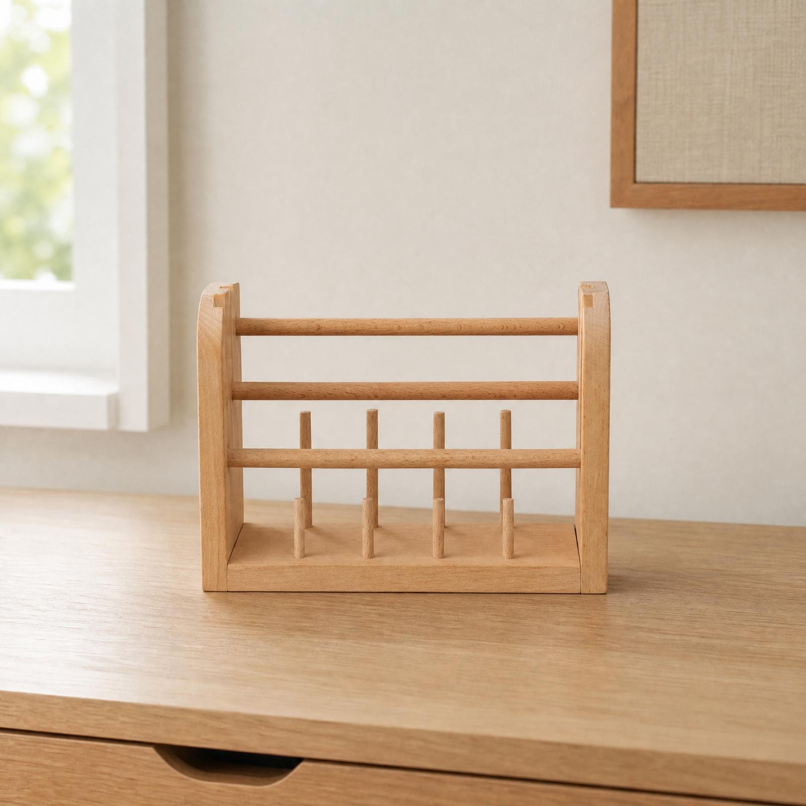 Compacte beukenhouten draadhou - Embroidery Thread Yarn recensie en prijs