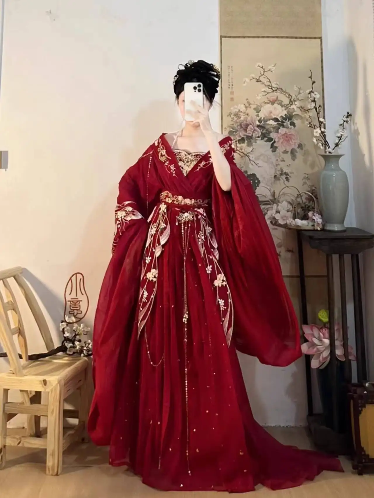 2025 hete Guofeng godin van bl - Embroidery Flower recensie en prijs