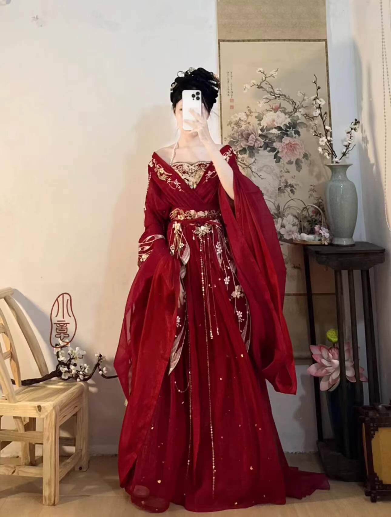 2025 hete Guofeng godin van bl - Embroidery Flower recensie en prijs