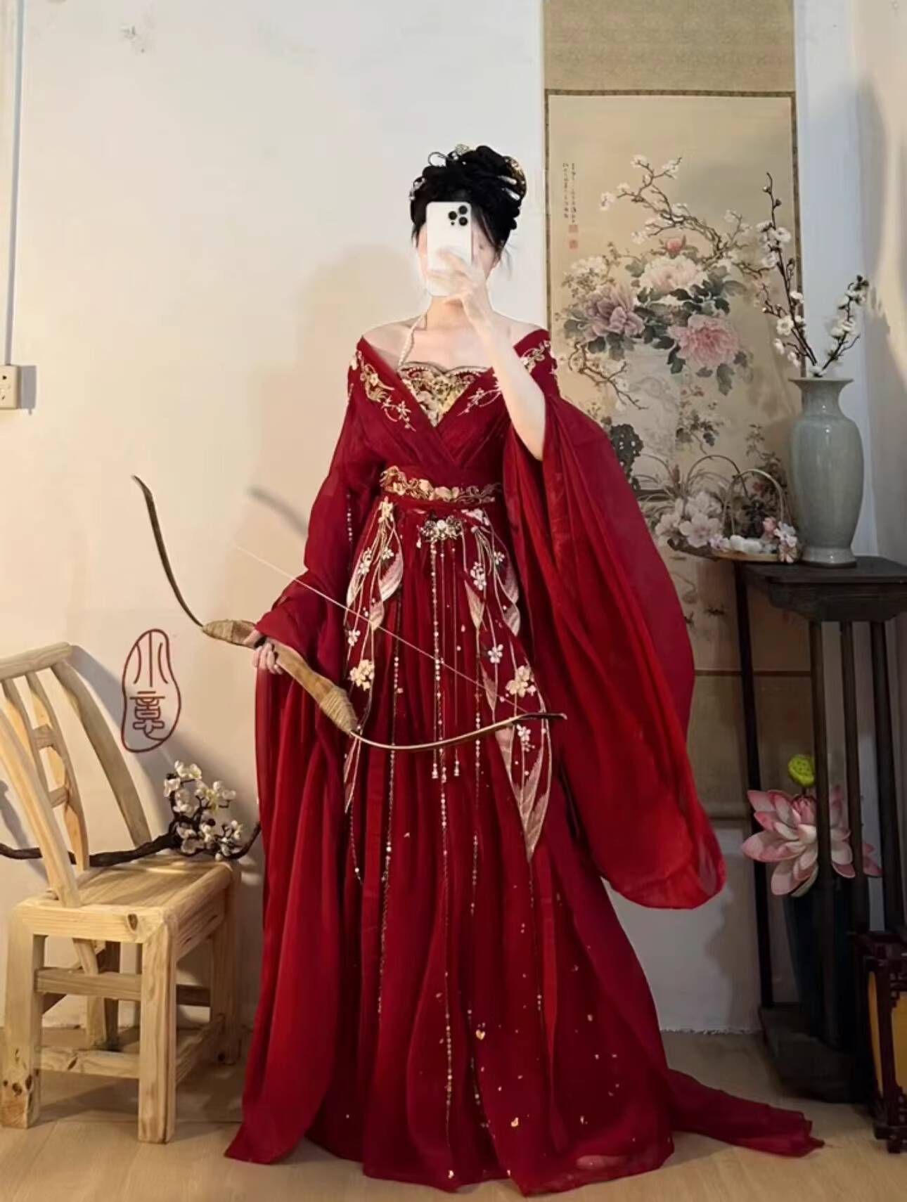 2025 hete Guofeng godin van bl - Embroidery Flower recensie en prijs