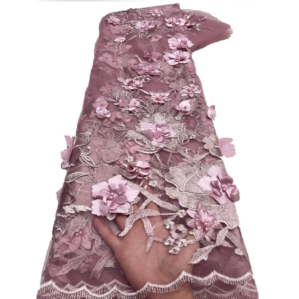 Franse tule kralen kantstof Af - Embroidery Jersey recensie en prijs