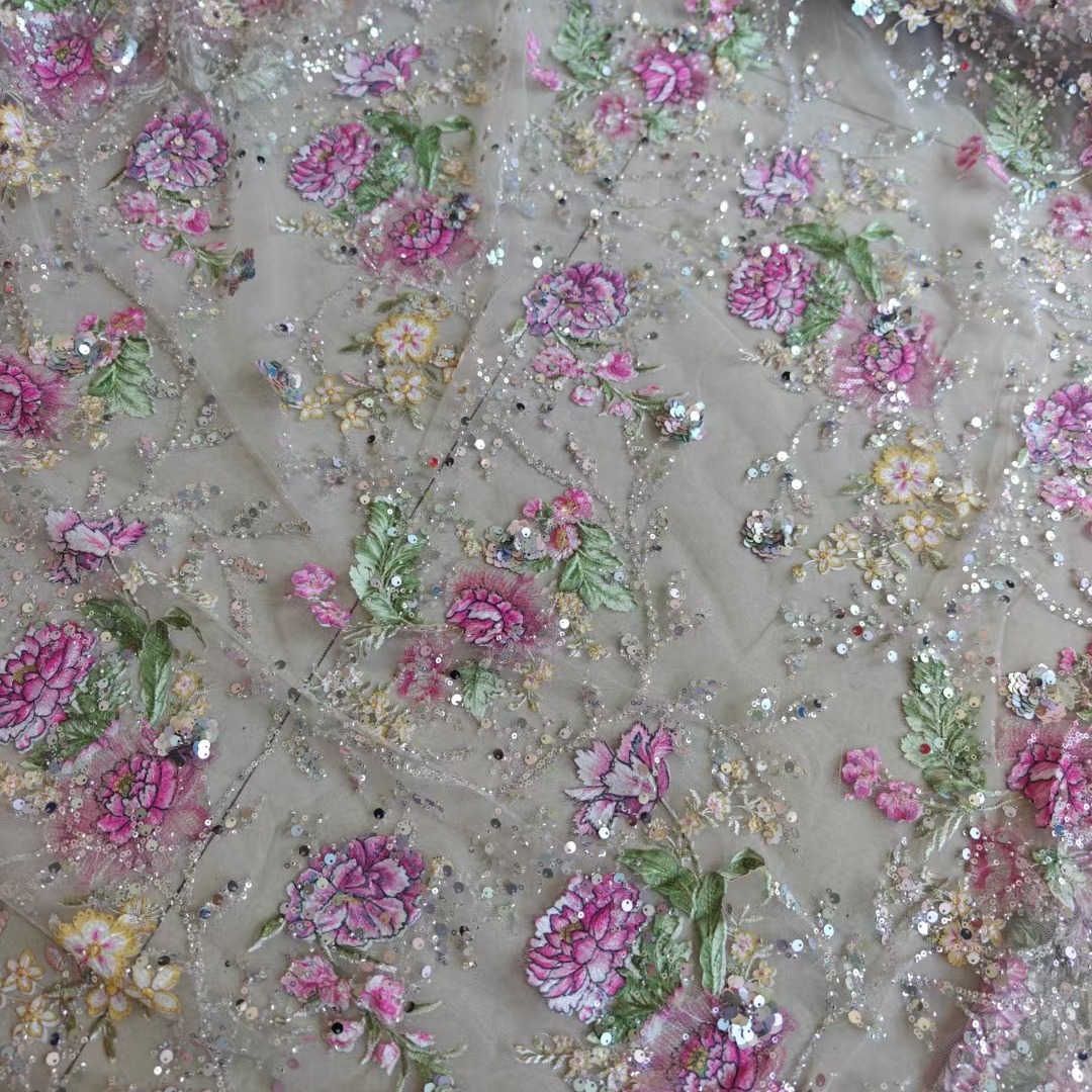 1M 120Cm Breed Luxe Kralen Kan - Embroidery Jersey recensie en prijs