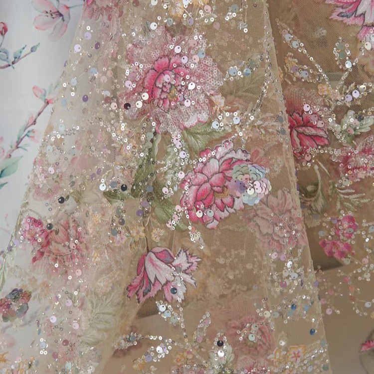 1M 120Cm Breed Luxe Kralen Kan - Embroidery Jersey recensie en prijs
