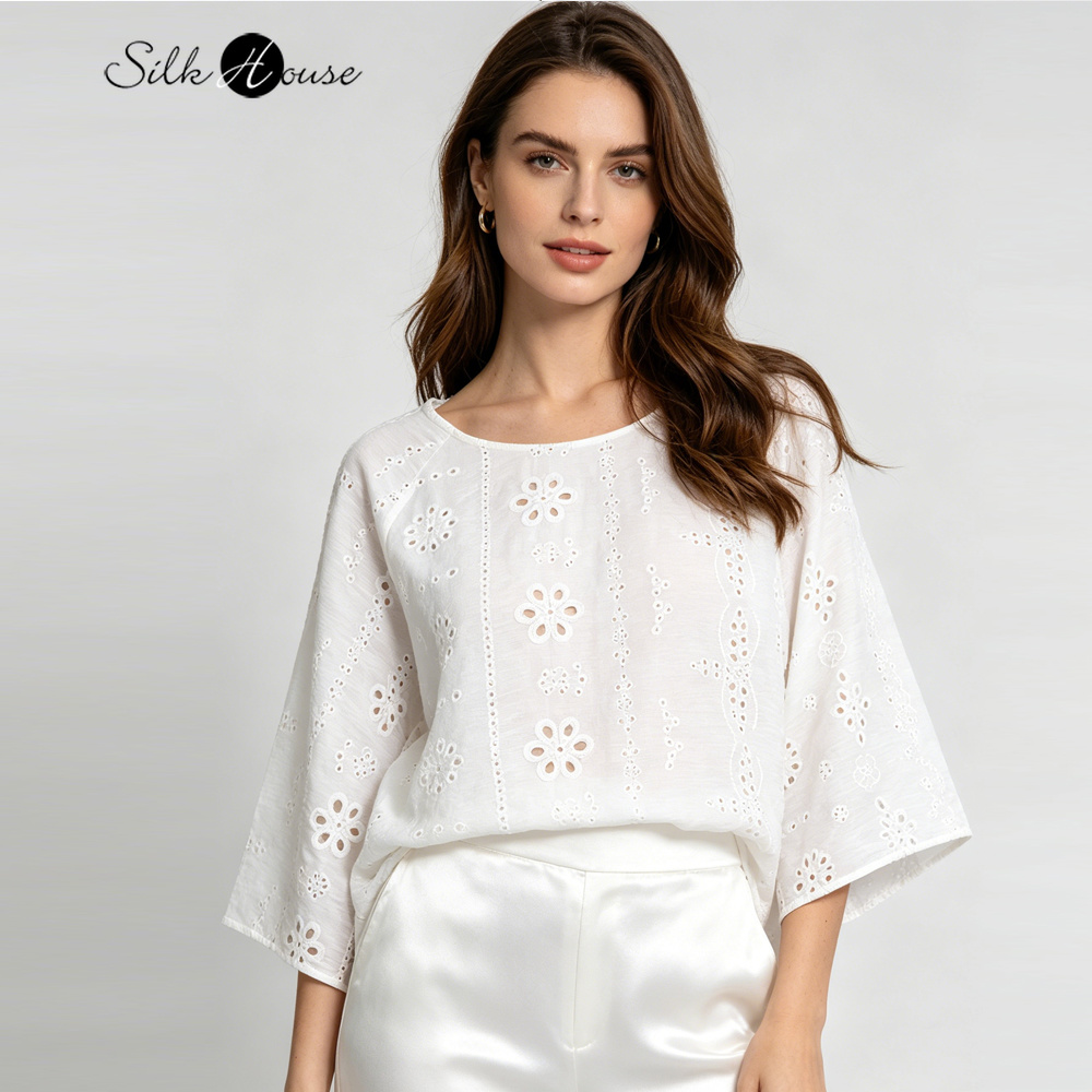 Grote maten witte holle borduu - Embroidery Jersey recensie en prijs