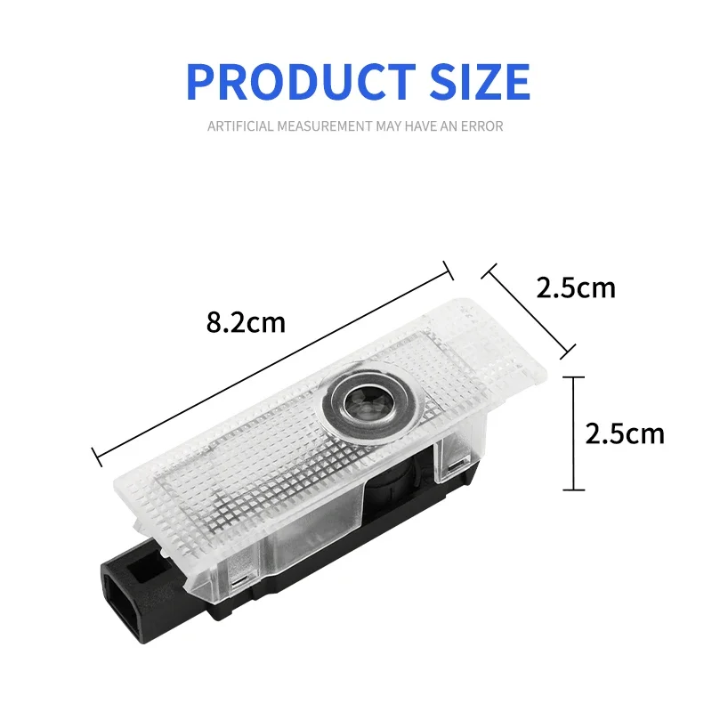 2 stuks modieuze LED autodeur  - Embroidery Effect recensie en prijs
