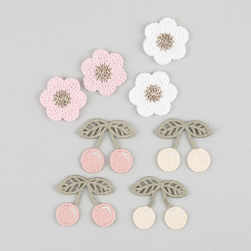 20 stuks roze witte kersenbloe - Embroidery Letter M recensie en prijs