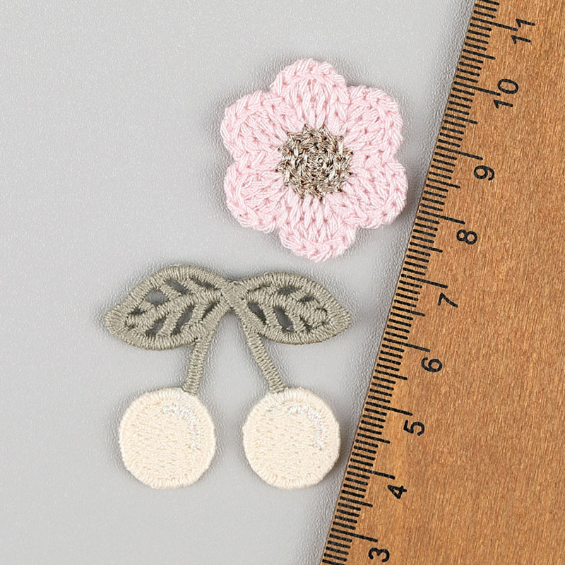 20 stuks roze witte kersenbloe - Embroidery Letter M recensie en prijs