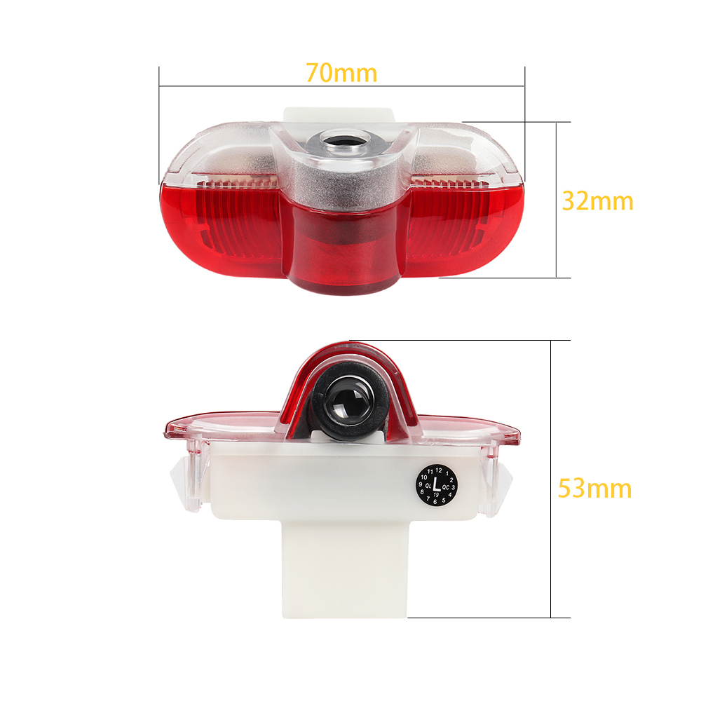 2x LED Welkomstlicht Projector - Embroidery Effect recensie en prijs