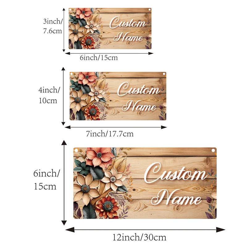 Op maat gemaakt deurbord met n - Embroidery Garden recensie en prijs