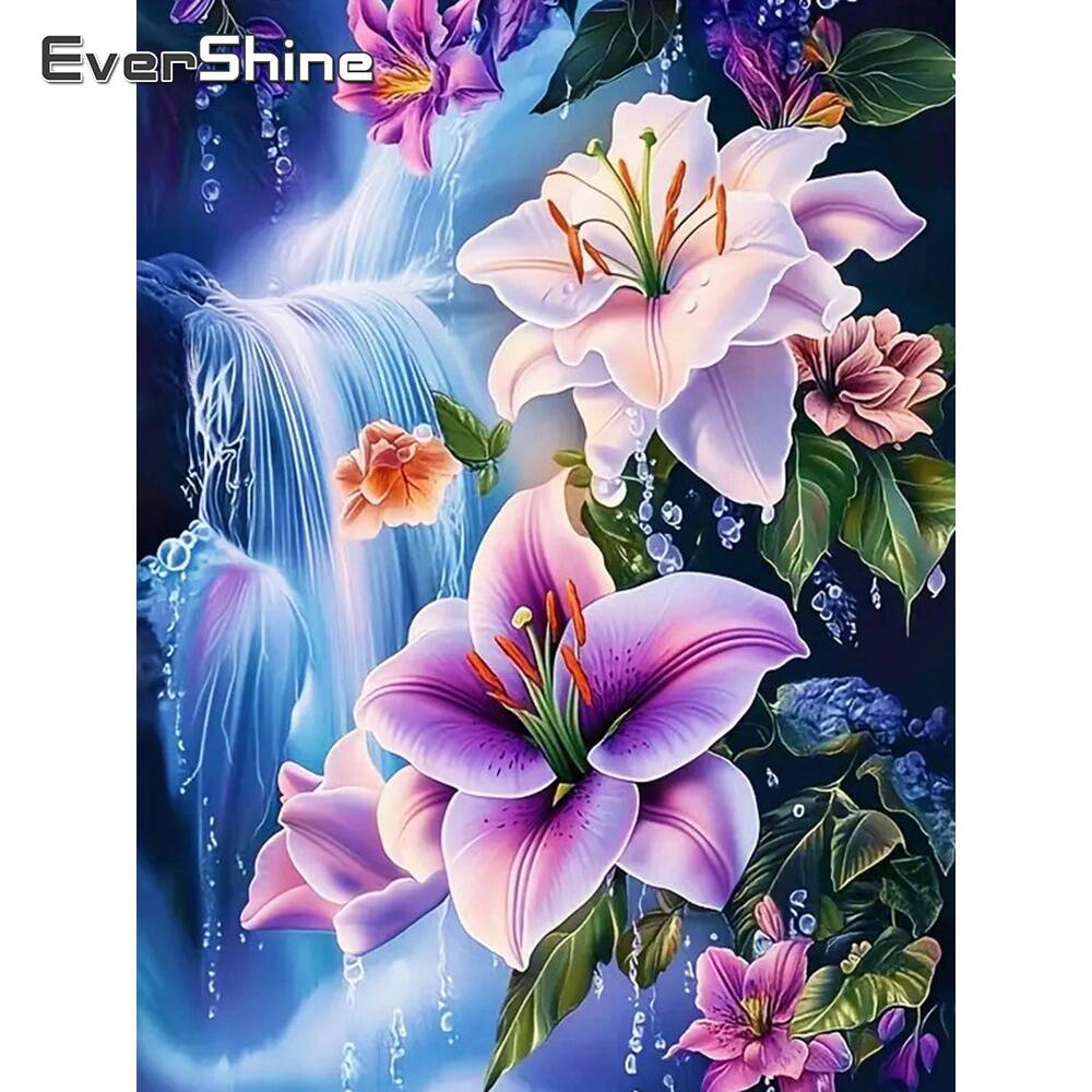 Evershine Diamond schilderij l - Embroidery Flower recensie en prijs