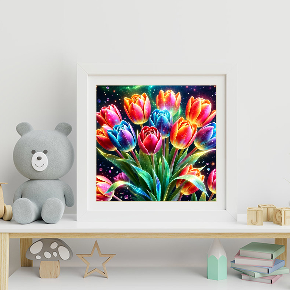 Diamantmozaïek Tulp Bloem Gesc - Embroidery Flower recensie en prijs